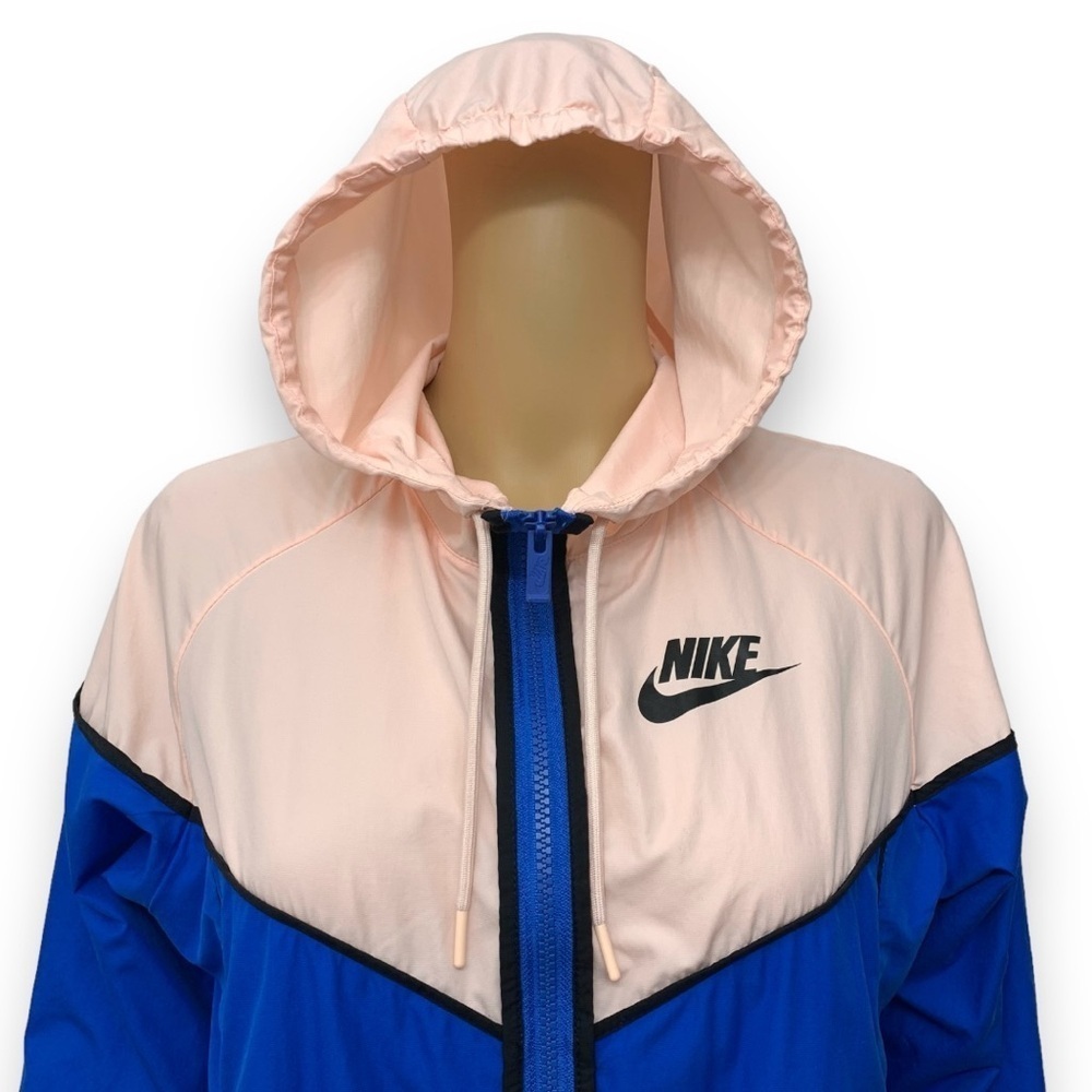 Nike Women's Sportswear Windrunner Woven Jacket Colorblock Zip Up Hoodie Size S - Picture 7 of 16